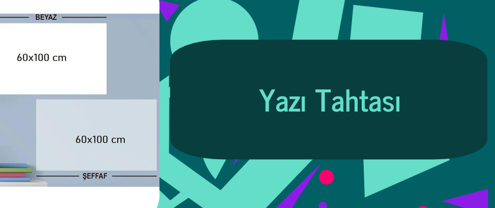  Yazı Tahtası ürünleri.