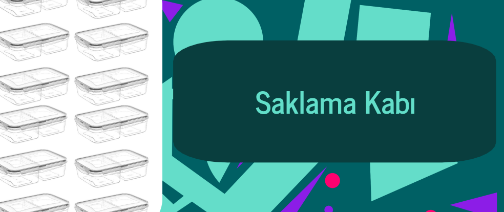 Realyol Saklama Kabı ürünleri.